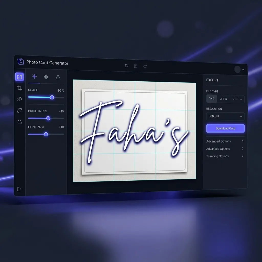 Project: Photo Card Generator