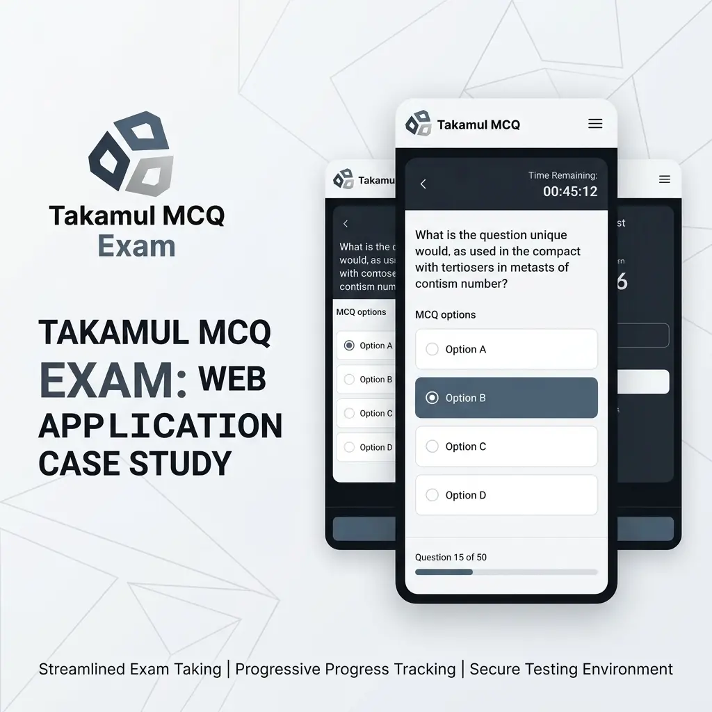 Project: Takamul MCQ Exam System